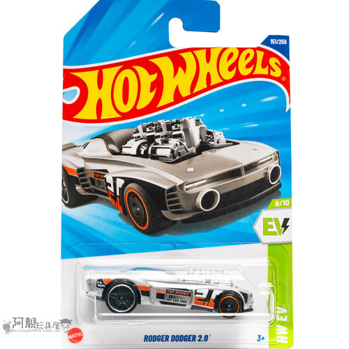 2025N-151号 RODGER DODGER 2.0 银色 风火轮火辣小跑车hotwheels
