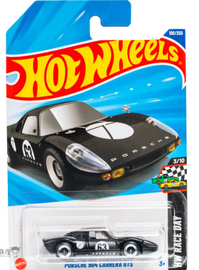2025L-100号 PORSCHE 904 CARRERA GTS 黑色 风火轮小车hotwheels