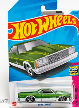 2023P-26号 '80 EL CAMINO 绿色 风火轮火辣小跑车hotwheels