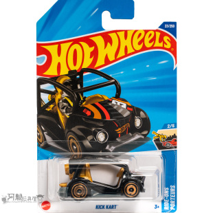 黑色 2025P KART KICK 风火轮火辣小跑车hotwheels 23号