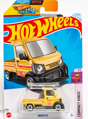 2024F-21号 MIGHT K 玉米色 风火轮火辣小跑车hotwheels