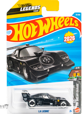 2026C-31号 LA LIEBRE 传奇之旅 黑色 风火轮火辣小跑车hotwheels