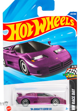 2025L-221号 '94 布加迪EB110 SS 紫色 风火轮小车hotwheels