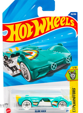 2025L-116号 SLIDE KICK 湖水绿色 风火轮火辣小跑车hotwheels