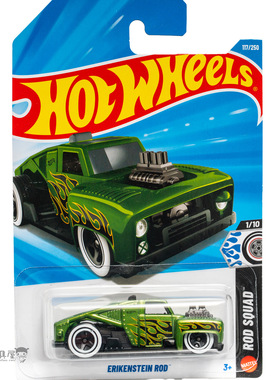 2026E-117号 ERIKENSTEIN ROD 绿色 风火轮火辣小车hotwheels