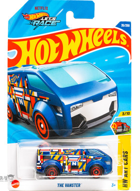 2025B-35号 THE VANSTER 蓝色 风火轮火辣小跑车hotwheels