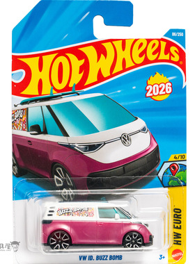 2026D-86号 大众ID.BUZZ BOMB 紫色 风火轮火辣小跑车hotwheels