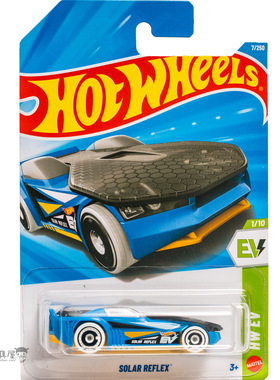 2026A-7号 SOLAR REFLEX 蓝色 风火轮火辣小跑车hotwheels