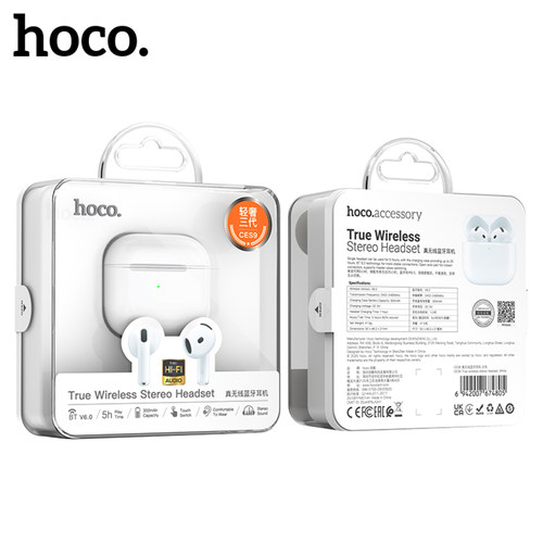 新品浩酷半入耳佩戴舒适音乐迷你蓝牙耳机6.0超长续航HIFI立体声