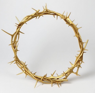 跨境cosplay荆棘王冠道具定制哥特风bjd娃圈牧师十字架装饰摆件