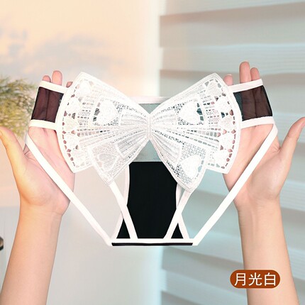 颜蓓薇开裆内裤女2026新款性感蕾丝中腰大码女三角裤124