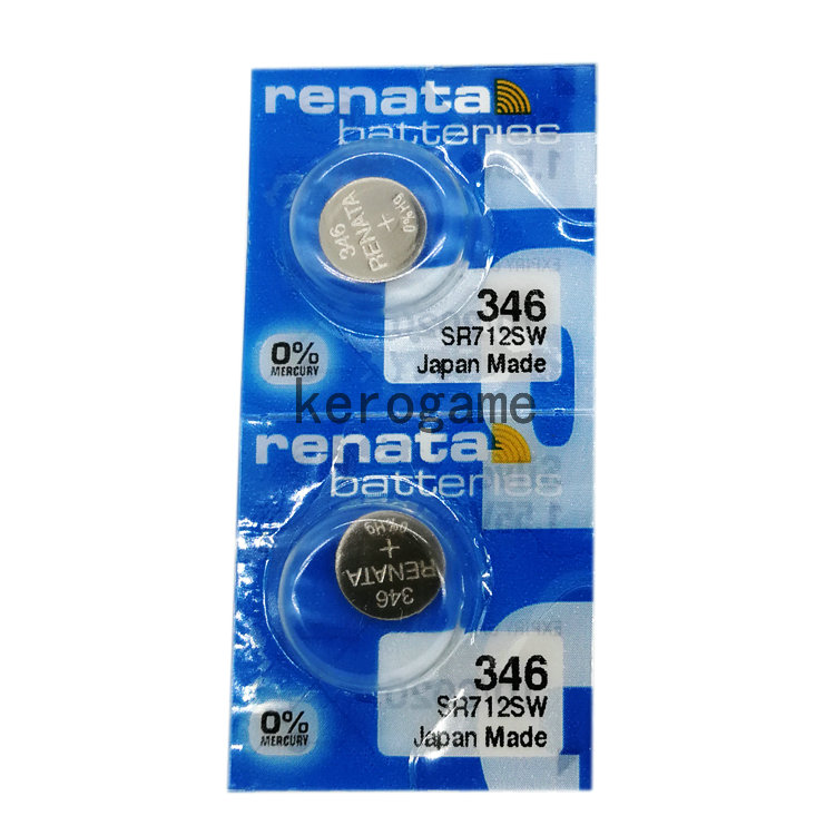 手表电子renata雷纳塔346SR712SW