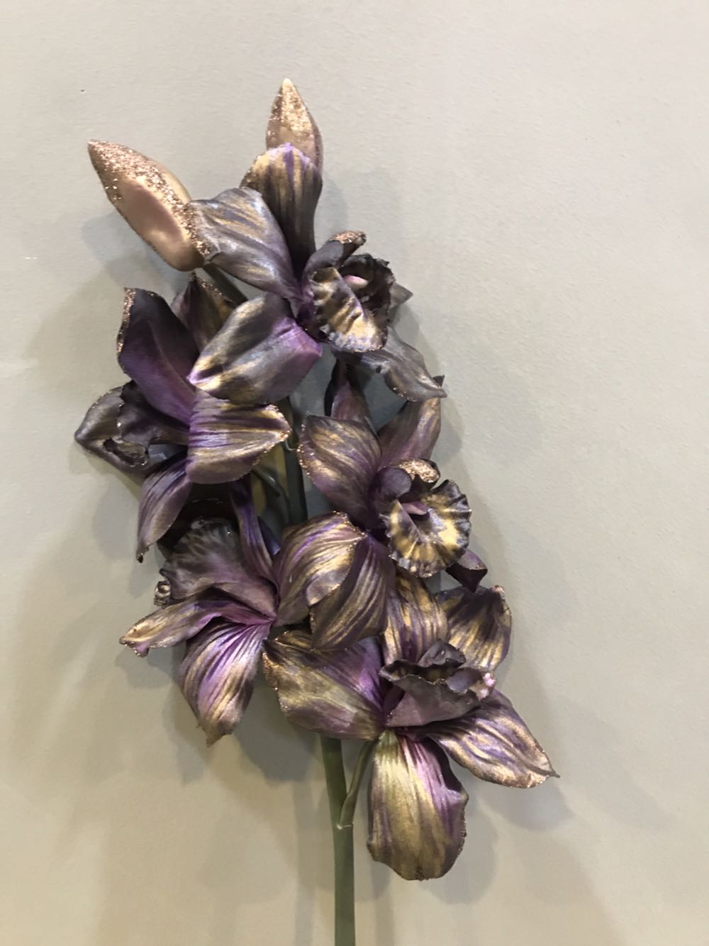 仿真花假花绢花单支复古油画独特