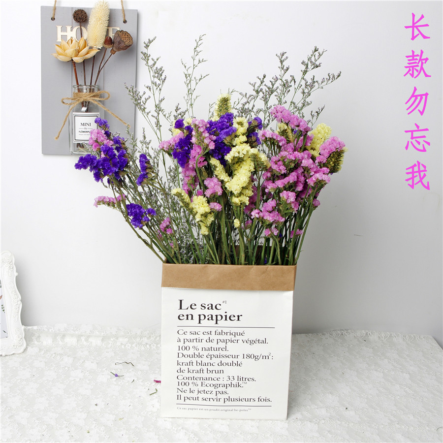勿忘我情人草真花干花永生花花束家居摆设小清新客厅北欧风装饰