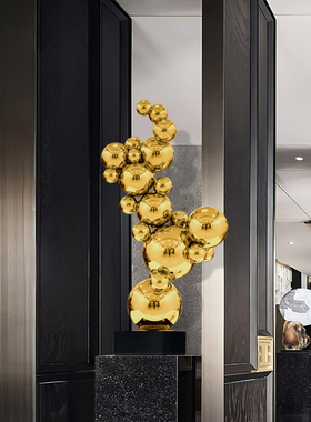 马到成功大型落地摆件高档客厅玄关电视柜旁样板装饰品乔迁礼物