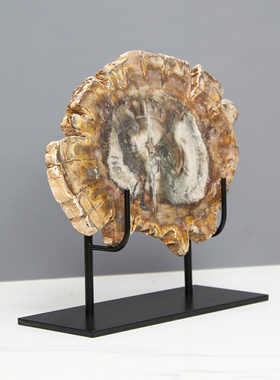 新中国风创意木化石屏风装饰品客厅样板房售楼处书柜书房软装饰陈