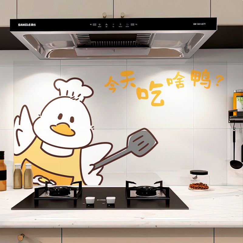 唐英静电厨房防油贴纸阻燃耐高温