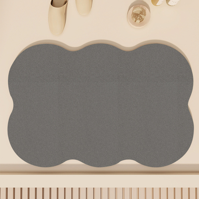 卫生间超吸水地垫软硅藻泥吸水浴室地垫门口浴室脚垫硅胶防滑地毯