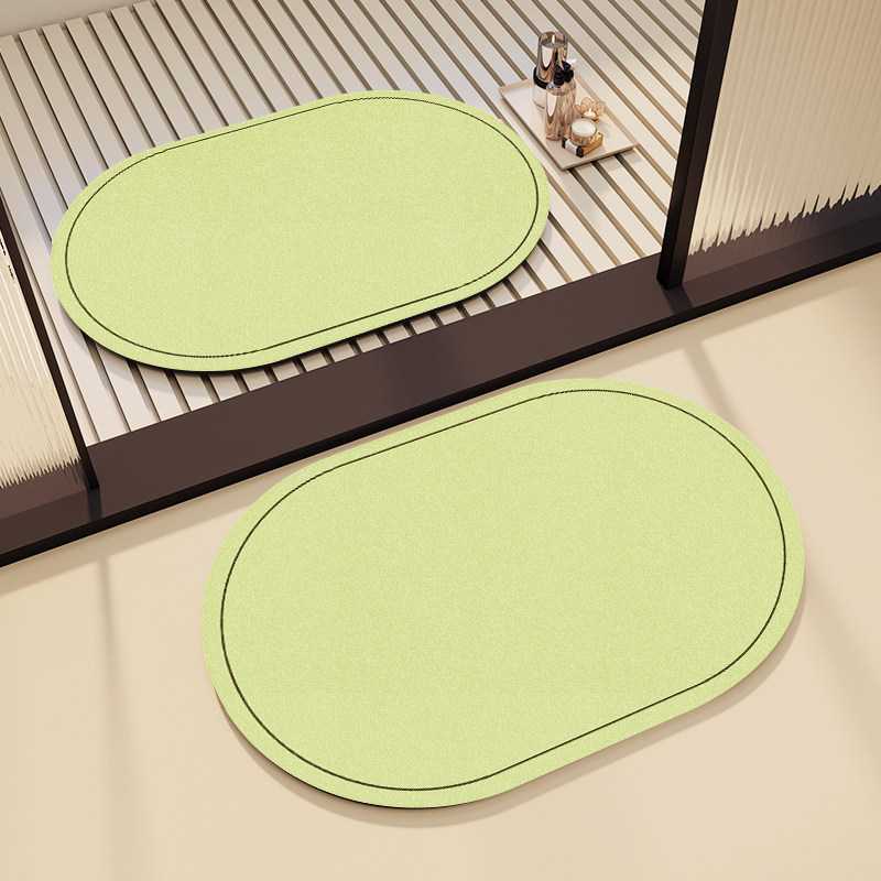 新款防滑地垫入户门垫硅藻泥纯色吸水耐磨加厚玄关脚垫免洗耐脏垫