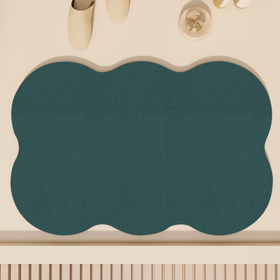 卫生间地垫硅藻泥速干软浴室进门口吸水防滑脚垫子洗手间厕所地毯