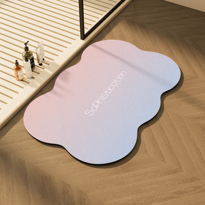 2025新款玄关脚垫简约家用硅藻泥防滑垫进门地毯可裁剪入户门地垫