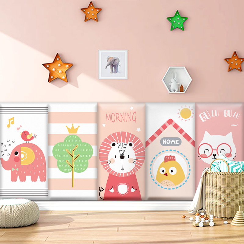 3d立体榻榻米墙围贴床头贴纸自粘装饰软包靠背卧室温馨背景墙裙画