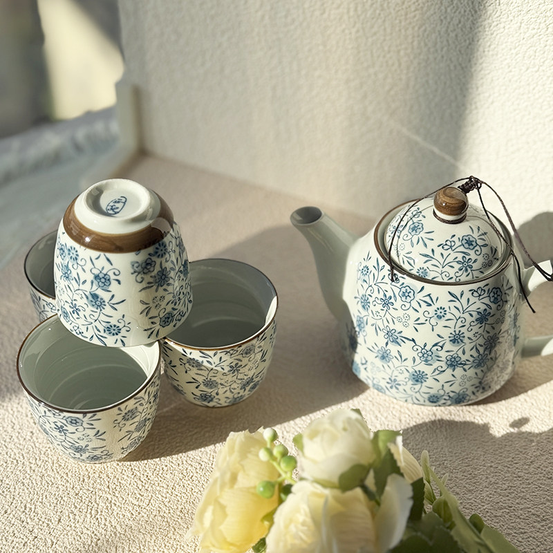 陶瓷碎花茶具套装田园风日式