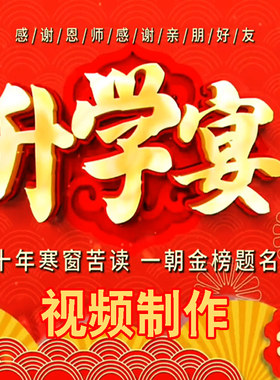 升学宴电子相册18岁成人礼毕业季同学聚会大屏幕投屏视频制作MV