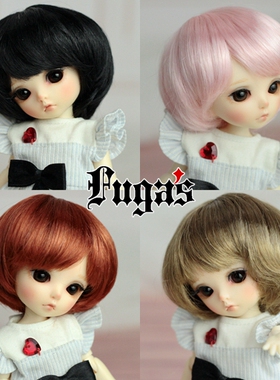1/8 8分BJD假发.仿马海毛.天使卷短发(多色).dz.fl.lati-y.怪高