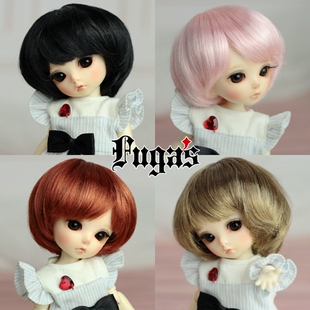 1/8 8分BJD假发.仿马海毛.天使卷短发(多色).dz.fl.lati-y.怪高