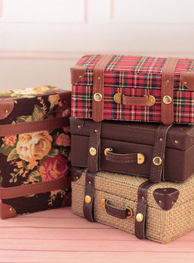 BJD blythe小布 娃娃配饰 复古手提箱行李箱 大号.ob az parabox