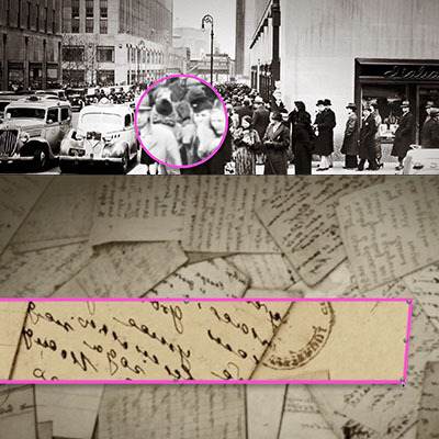 FCPX插件：圆形矩形放大镜效果预设 for final cut插件