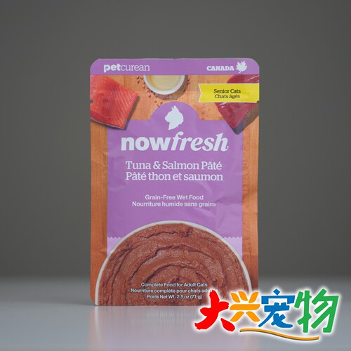 加拿大NOW辅食餐包猫罐头1袋