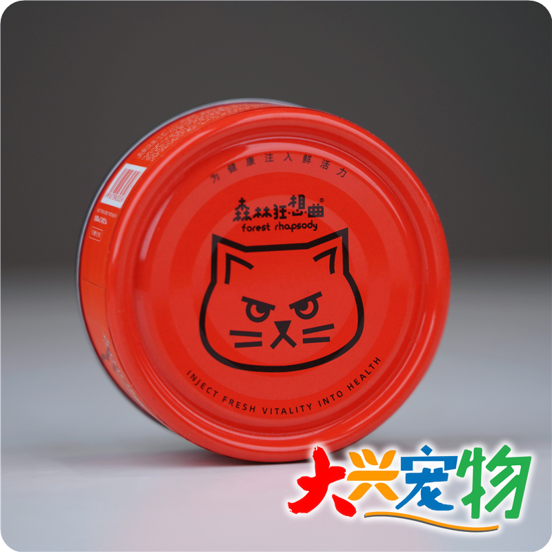 中国森林狂想曲主食猫罐头1罐