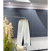 纸皮裤 小琼 怒推 夏季 高腰直筒显瘦通勤休闲裤 薄款 Hello