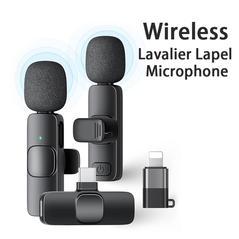Mini Microphone Clip on Mic for Video Recording Interview