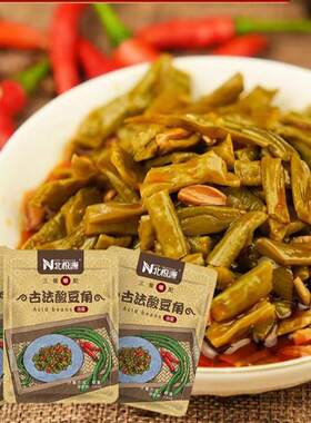 北极源15g小包爽口古法酸豆角拌热干面泡菜方便下饭鲜脆豆角清脆