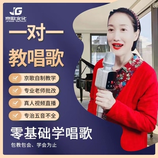 学唱歌一对一真人视频在线教学成人声乐零基础教程技巧混音培训课