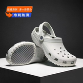 情侣防滑凉拖鞋 夏天外穿包头沙滩鞋 厨房鞋 JDOV洞洞鞋 男潮休闲凉鞋