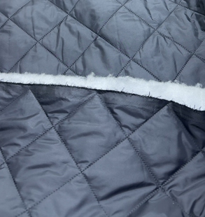 3米双面夹棉纯黑色