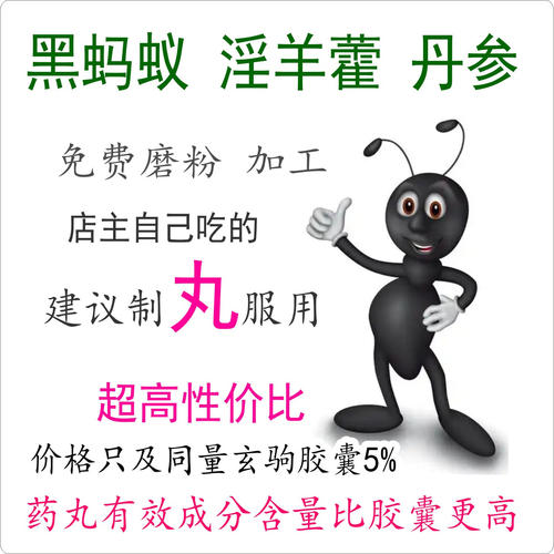 西双版纳野生蚂蚁磨粉强身壮体