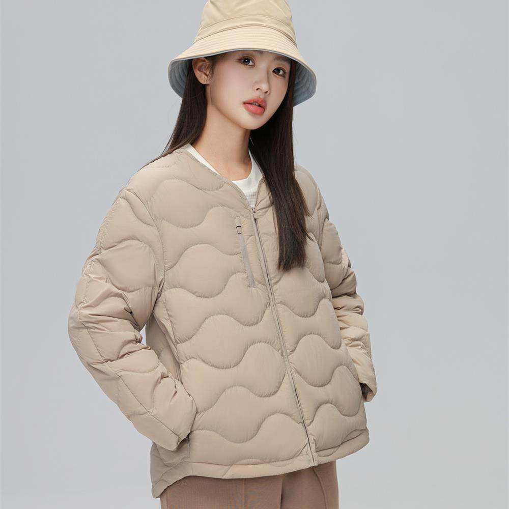 唯品会特卖断码清仓特价处理轻薄白鸭绒羽绒服女装品牌正品春秋冬