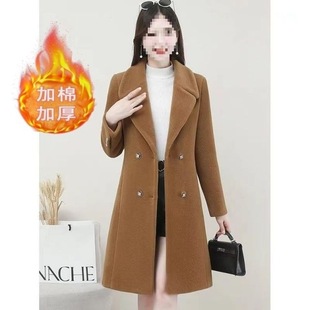 唯品会特卖断码小个子加棉加厚毛呢外套大衣清仓处理女装品牌正品