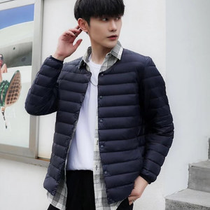 唯品会特卖断码清仓特价处理轻薄白鸭绒羽绒服男装品牌正品春秋冬
