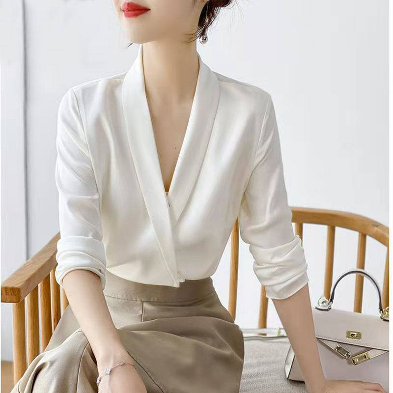 潮唯品会特卖清仓处理断码职业长袖真丝衬衫女装品牌正品夏新款