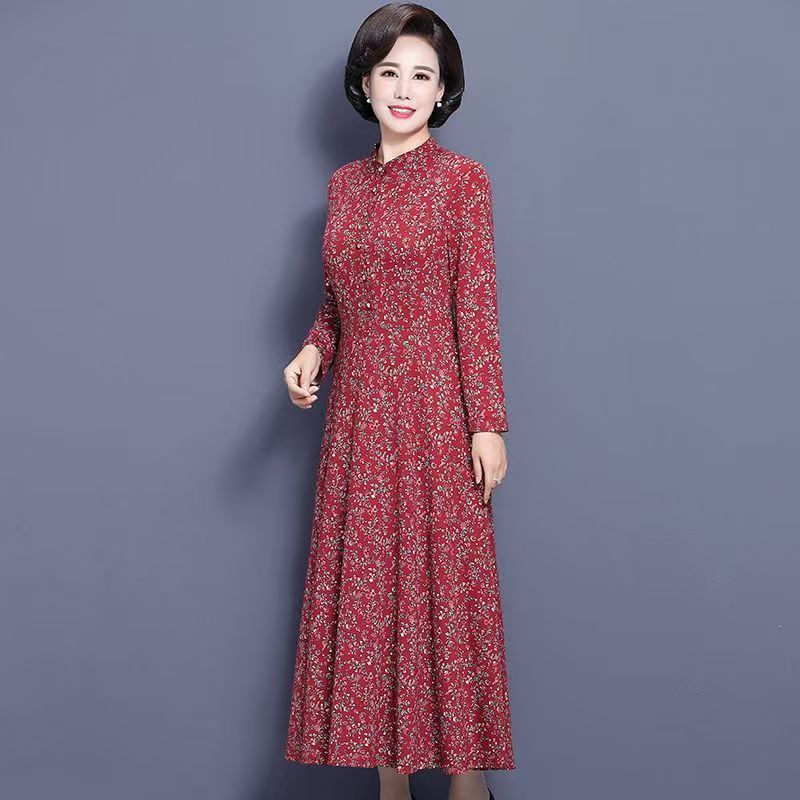 潮唯品会特卖清仓特价处理断码长袖连衣裙女装品牌正品春秋冬新款