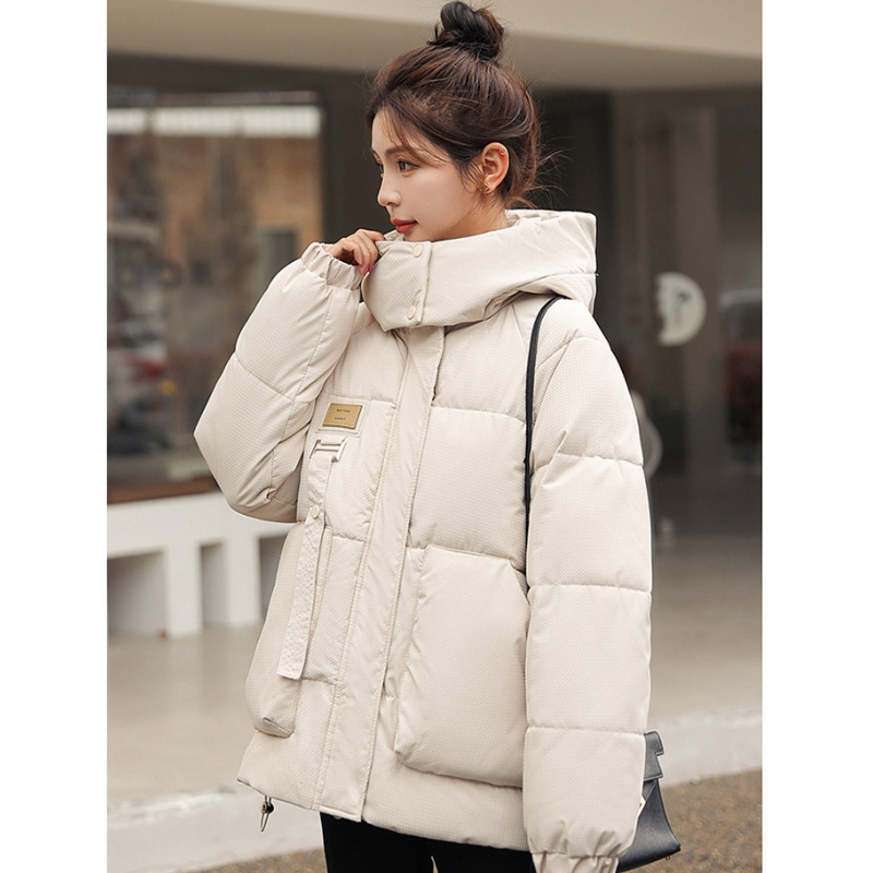 潮唯品会特卖断码清仓特价处理短款加厚羽绒棉服棉衣女装品牌正品