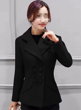 唯品会特卖断码小个子洋气毛呢外套大衣特价处理女装品牌