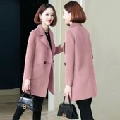 品牌正品 潮唯品会特卖断码 洋气加棉加厚毛呢外套大衣清仓处理女装