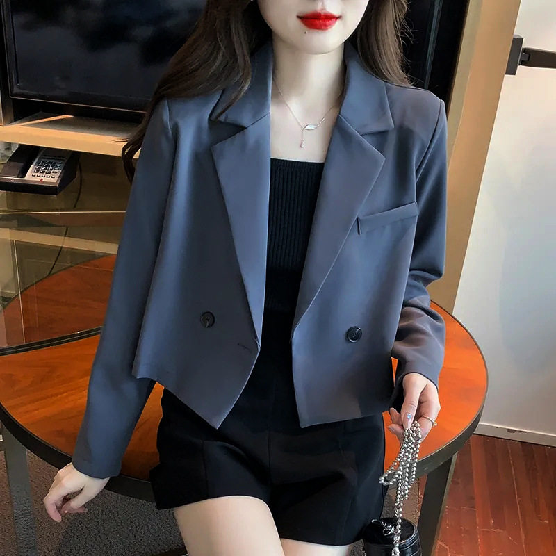 唯品会特卖清仓特价处理断码修身小西装女装品牌正品春秋新款外套